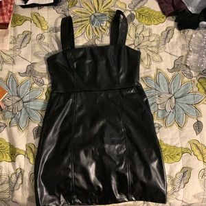 Leather dress